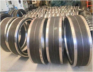 Alloy steel ring die for horizontal type ring die wood pellet mill2