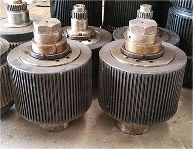 Roller set for ring die animal feed pellet mill