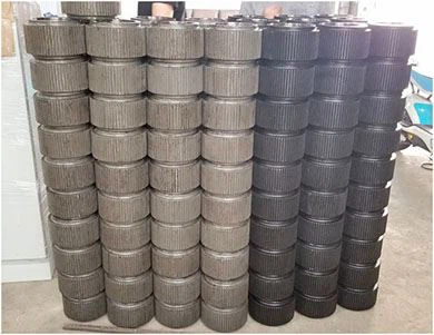 Roller shell for horizontal type ring die wood pellet mill