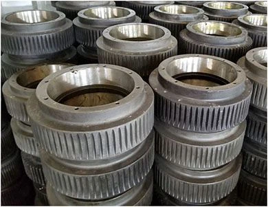 Roller shell for vertical type ring die wood pellet mill