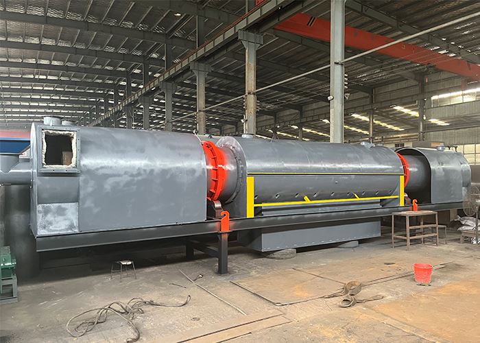 Horno de carbonización industrial sin humo de gran capacidad para carbón vegetal