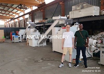 Línea de producción de barras de jabón industrial