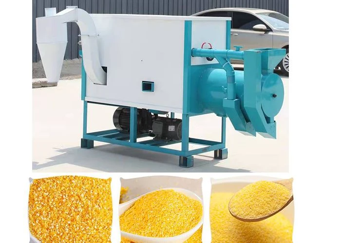Máquina industrial para fabricar sémola de maíz