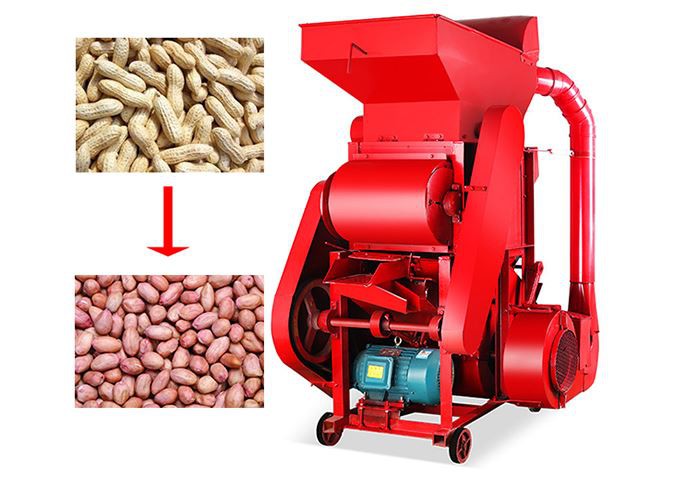 Máquina desgranadora de maní