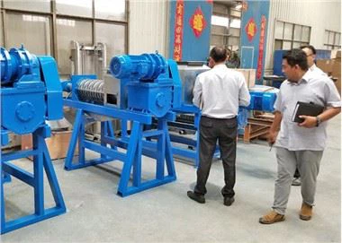 Máquina de deshidratación de fibra EFB tipo prensa de tornillo